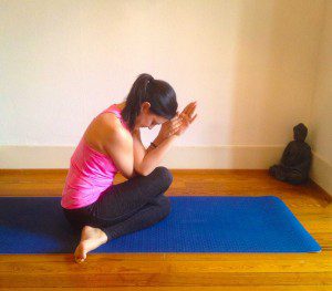 poses de méridien cœur